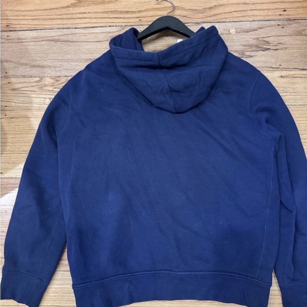 Polo Ralph Lauren Waffle Lined Zip Hoodie Navy Yellow Pony 3XL Big Tall - Picture 3 of 5